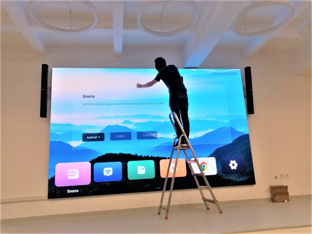 Montare si calibrare video wall profesional